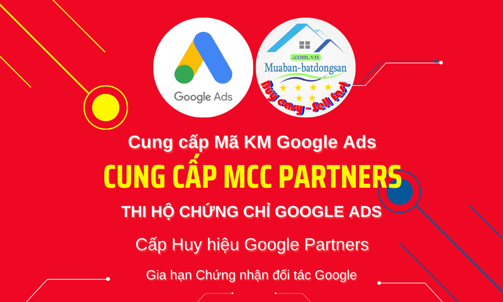 Mã khuyến mãi Google Ads MCC Partners